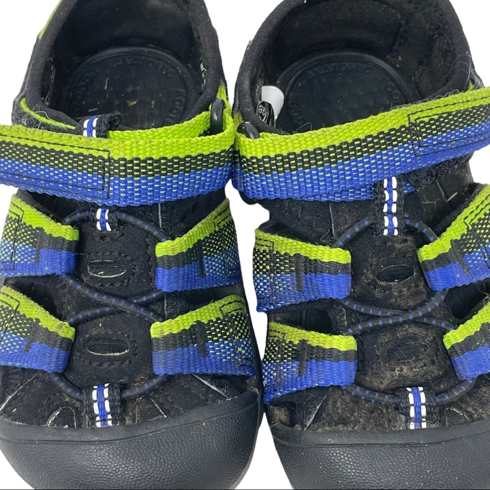 Keen Baby Water Shoes Size 6 Blue Green Black - Picture 5 of 6